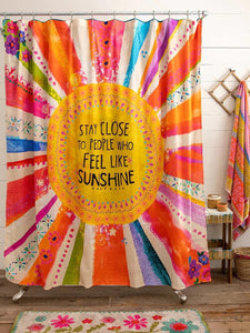 Natural Life Sunshine shower curtain