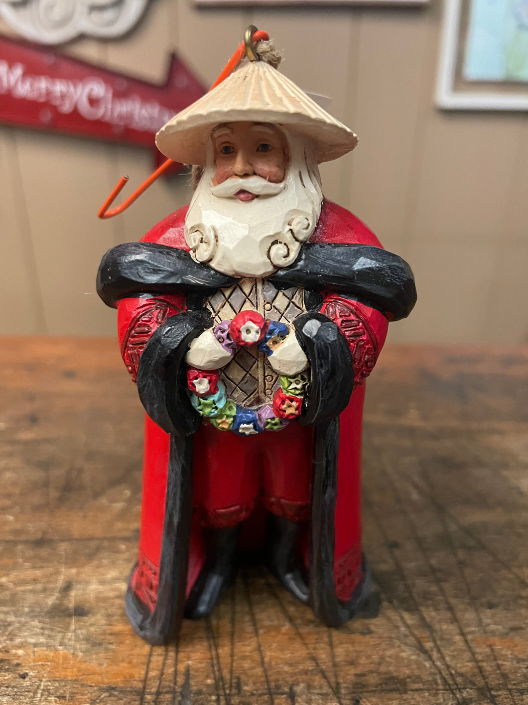 Jim shore, Filipino Santa ornament