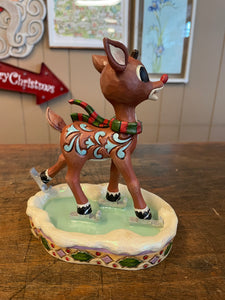 Jim Schrer, Rudolph ice-skating