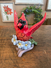 Load image into Gallery viewer, Jim shore  Caring Cardinal Forget-Me-Not