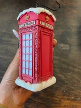 Load image into Gallery viewer, Jim shore telephone booth ornament