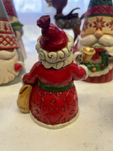 Load image into Gallery viewer, Jim shore mini Santa with bell and bag