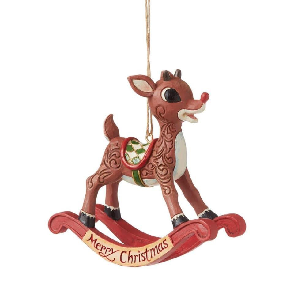 Jim shore Rudolph Rocking Horse Ornament