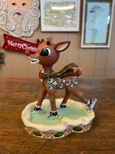 Jim Schrer, Rudolph ice-skating