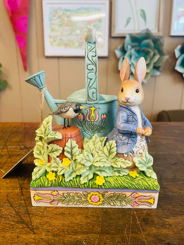 Jim shore “caught in mr. Mcgregor’s garden”