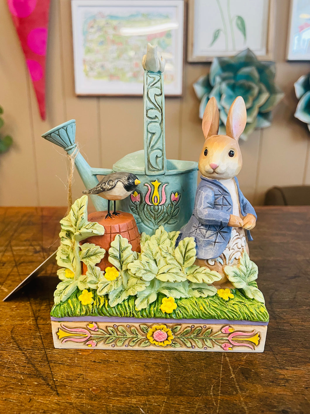 Jim shore “caught in mr. Mcgregor’s garden”