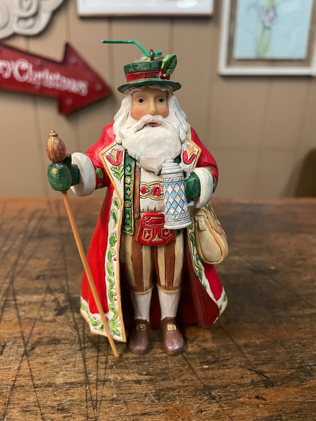 Jim shore, German, Santa ornament