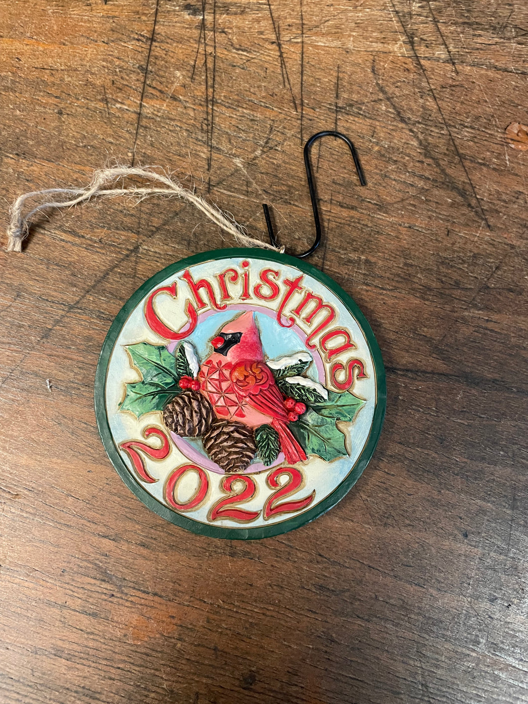 Jim shore, 2022 Christmas cardinal ornament