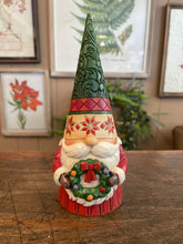 Load image into Gallery viewer, Jim shore Christmas Gnome with Wreath