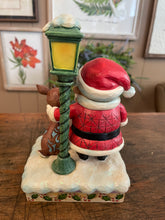 Load image into Gallery viewer, Jim Shore Rudolph, Santa and Lamp Post