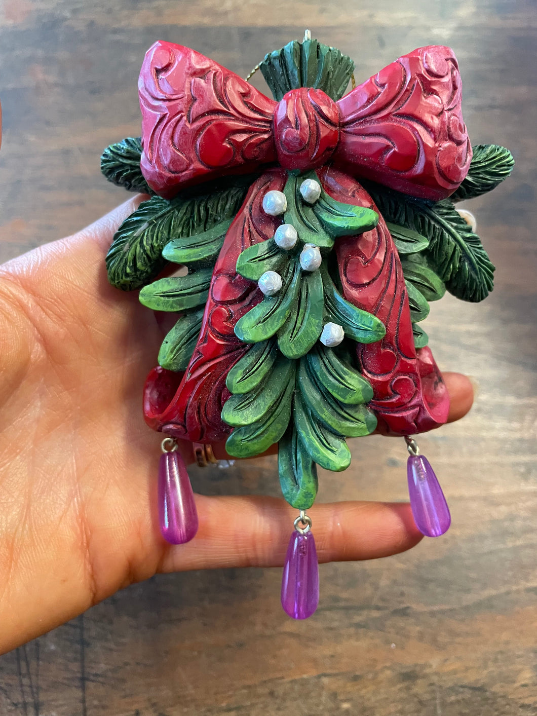 Jim shore legend of mistletoe ornament