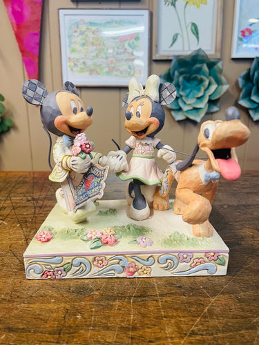 Jim shore Disney traditions “springtime stroll” woodland