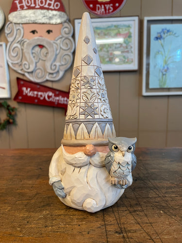 Jim shore, Woodland gnome holding owl