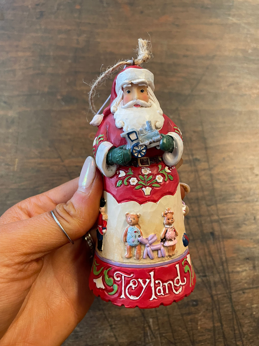 Jim shore toyland Santa ornament