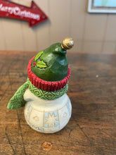 Load image into Gallery viewer, Jim shore snowman with snowflake