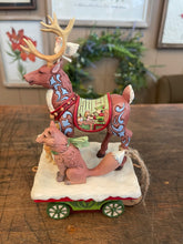 Load image into Gallery viewer, Jim shore Reindeer and Animals Train Car