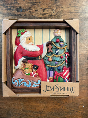 Jim shore, Santa plaque
