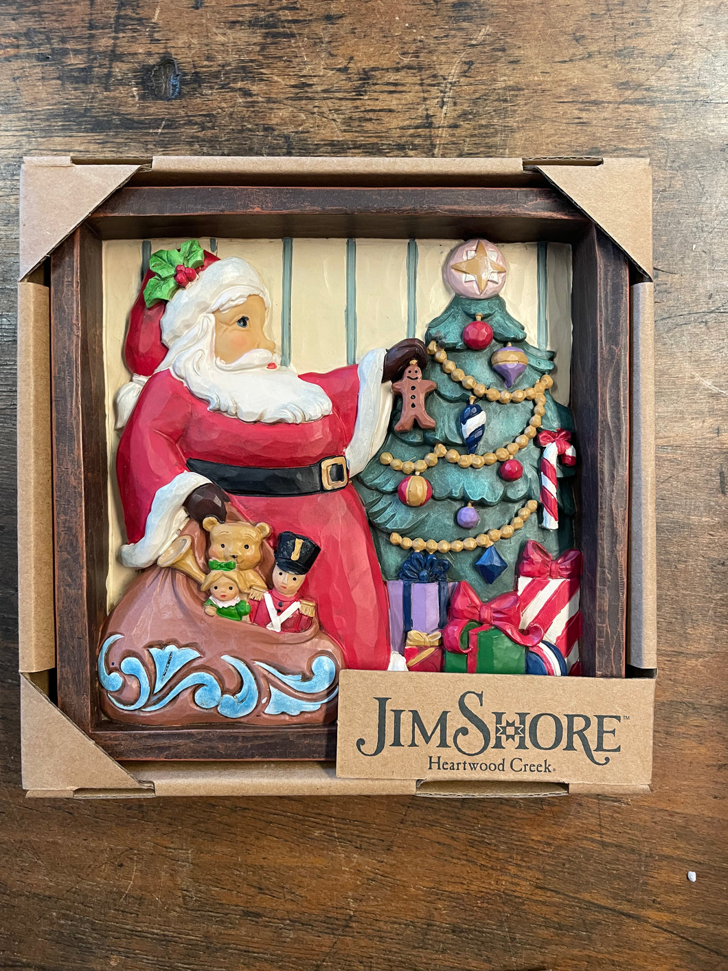 Jim shore, Santa plaque