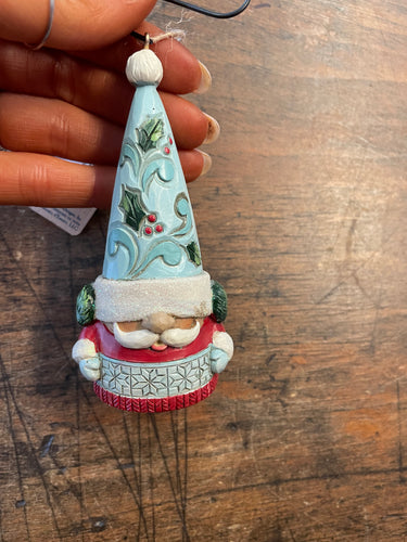 Jim shore gnome with earmuffs ornament